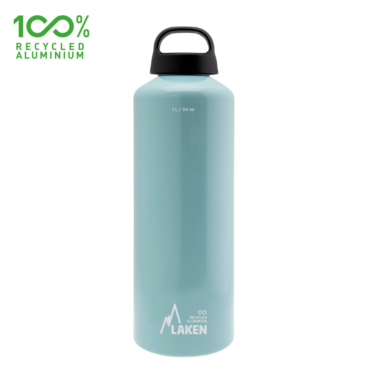 Botella De Aluminio Classic 1 L Azul Claro LAKEN