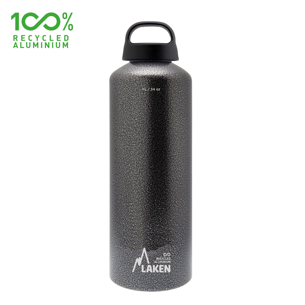 Botella De Aluminio Classic 1 L Granito LAKEN