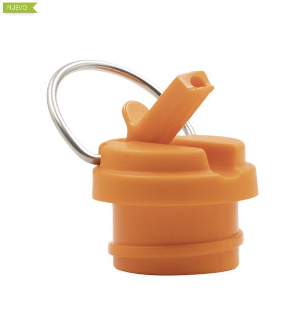 Botella Infantil, Sea Friends - Basic Steel Celeste Con Tapón Flow 0,5 L