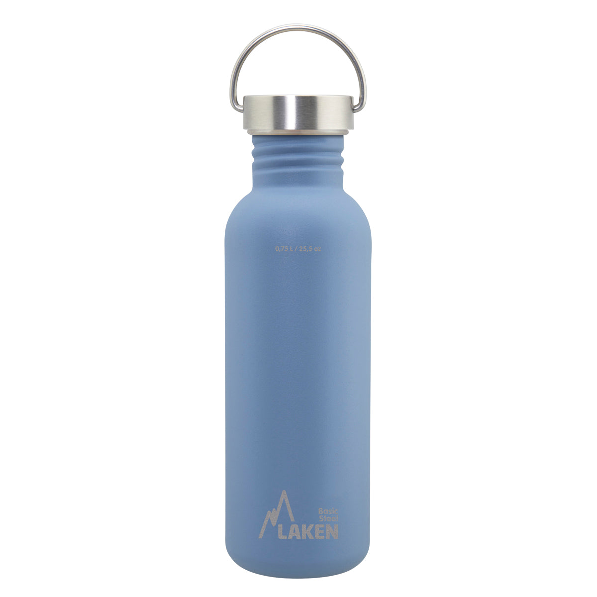 Botella De Acero Inoxidable Basic Steel Vintage 0,75 L, Azul LAKEN