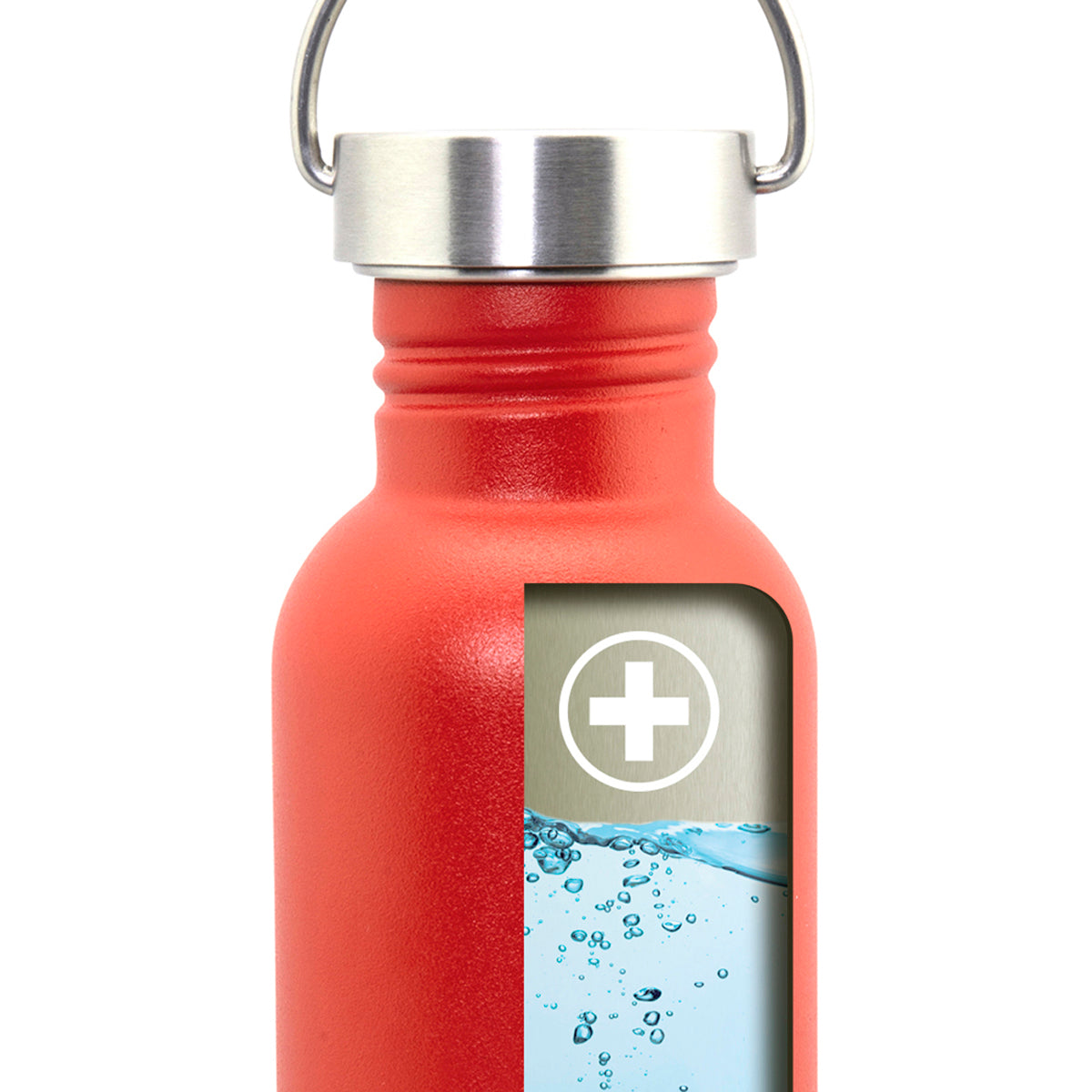 Botella De Acero Inoxidable Basic Steel Vintage 0,75 L, Azul LAKEN