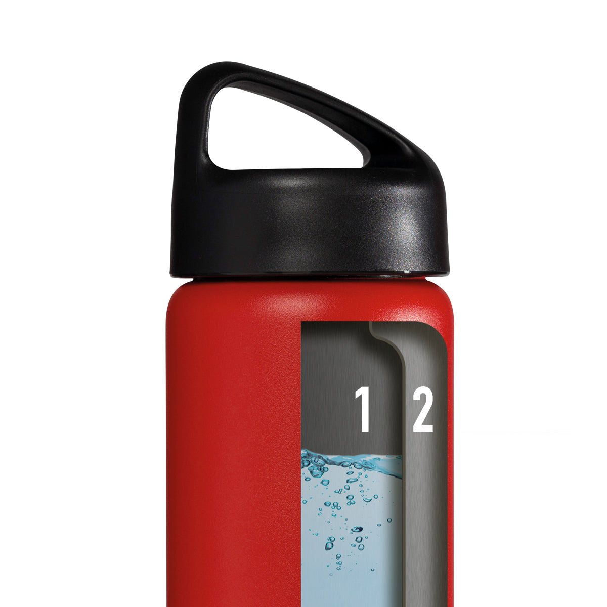 Botella Térmica De Acero Inoxidable Classic 1 L, Negra LAKEN