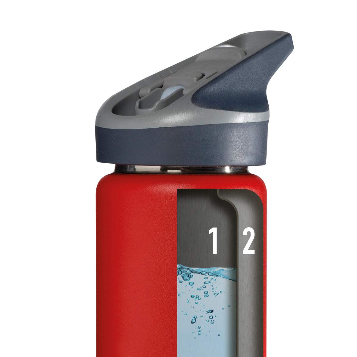 Botella Térmica De Acero Inoxidable Jannu 1 L, Turquesa LAKEN