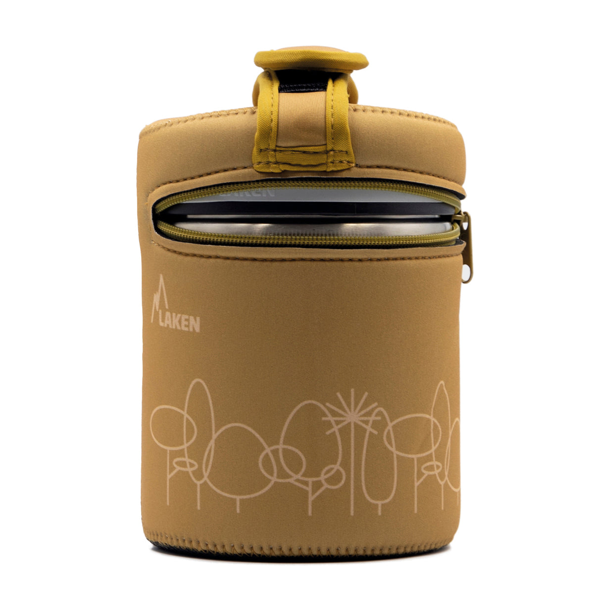 Termo Para Sólidos De Acero Inoxidable Drink Life! Forest 1 L, LAKEN
