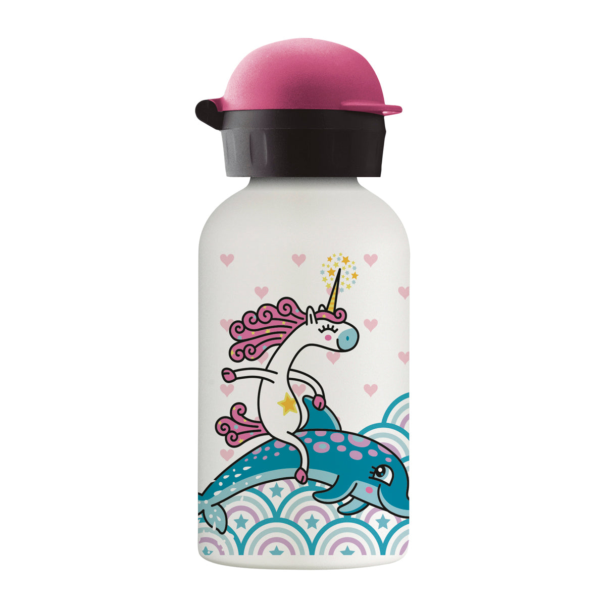 Botella Infantil Térmica De Acero Inoxidable 0,35 L Tapón Hit Jumping LAKEN