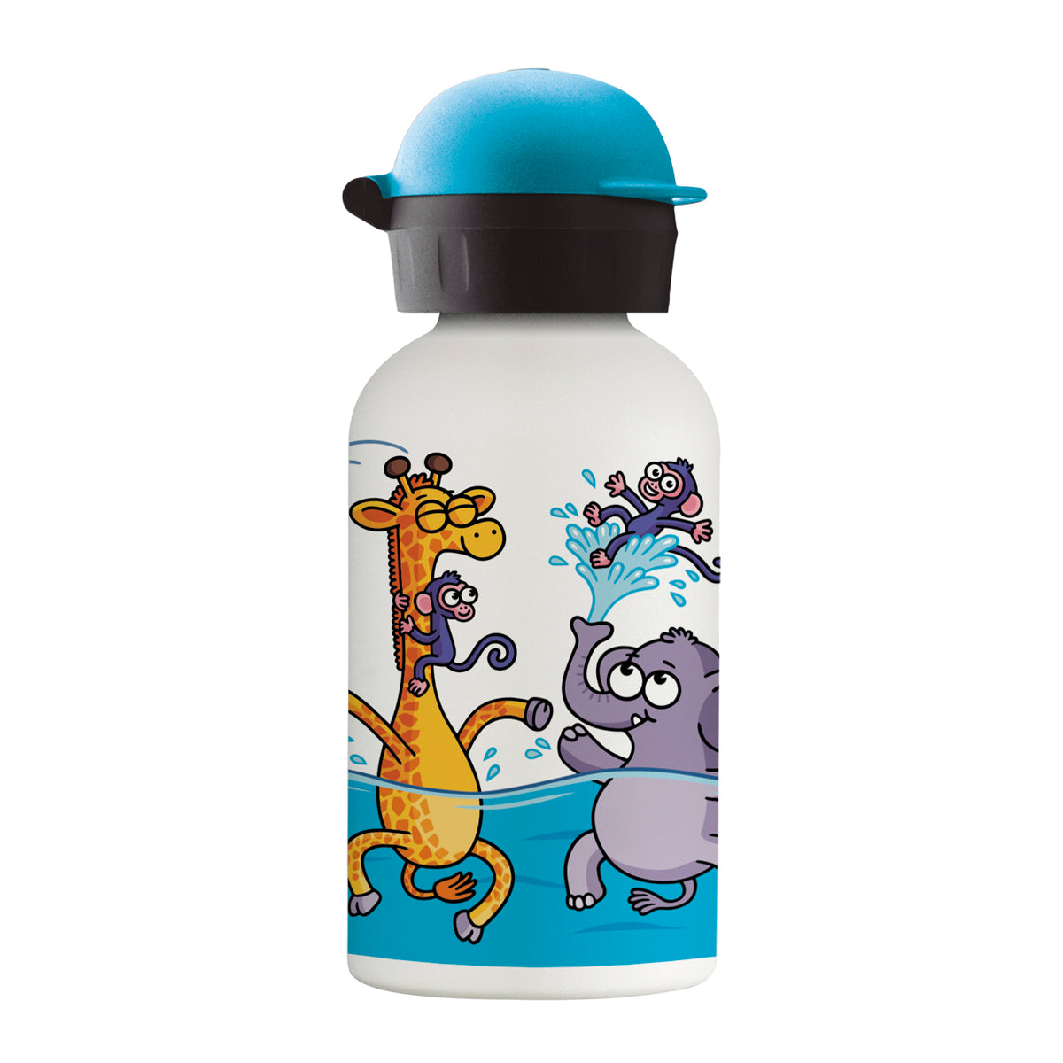 Botella Infantil Térmica De Acero Inoxidable 0,35 L Tapón Hit Pool LAKEN
