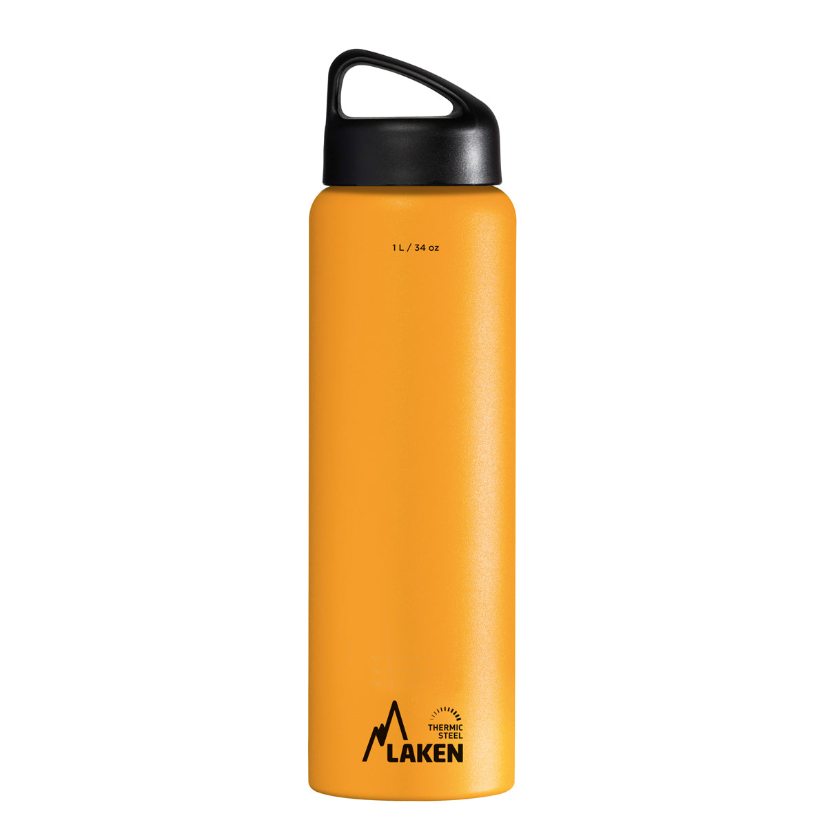 Botella Térmica De Acero Inoxidable Classic 1 L, Amarilla LAKEN