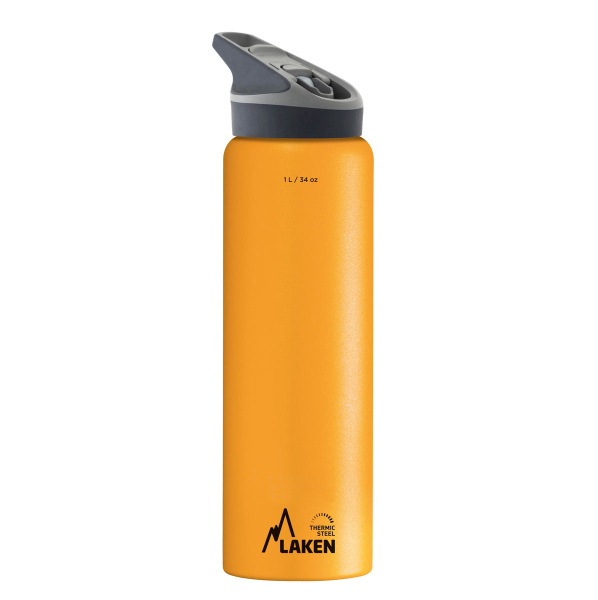 Botella Térmica De Acero Inoxidable Jannu 1 L Amarilla LAKEN